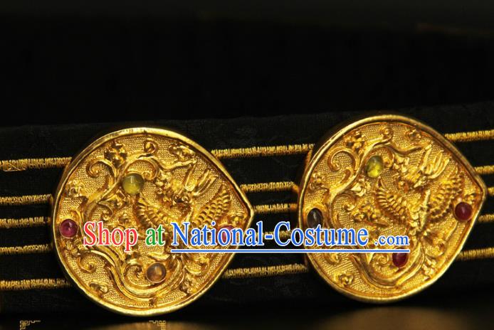 China Handmade Ming Dynasty Belt Ancient Swordsman Waist Accessories