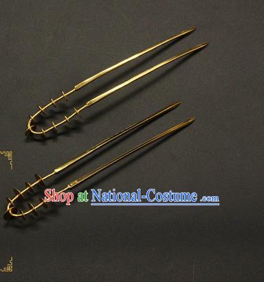 China Song Dynasty Hair Stick Traditional Handmade Hairpin Ancient Court Hair Accessories