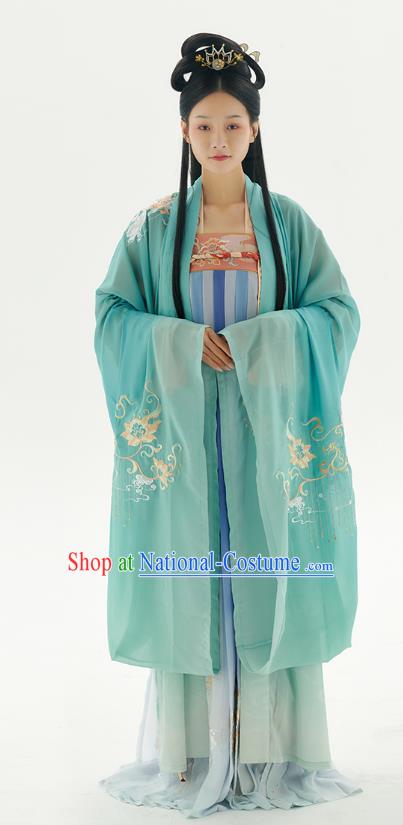 China Traditional Tang Dynasty Court Lady Hanfu Dress Historical Clothing Ancient Royal Princess Costumes