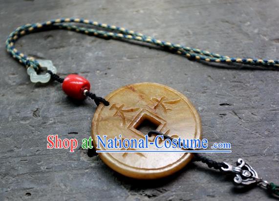 Handmade Traditional Waist Jewelry China National Jade Pendant Accessories