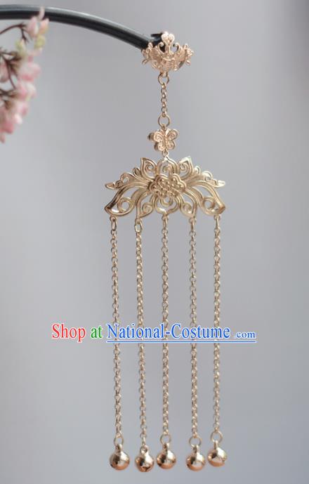 Chinese Traditional Bells Tassel Accessories Cheongsam Brooch Jewelry Handmade Breastpin Pendant