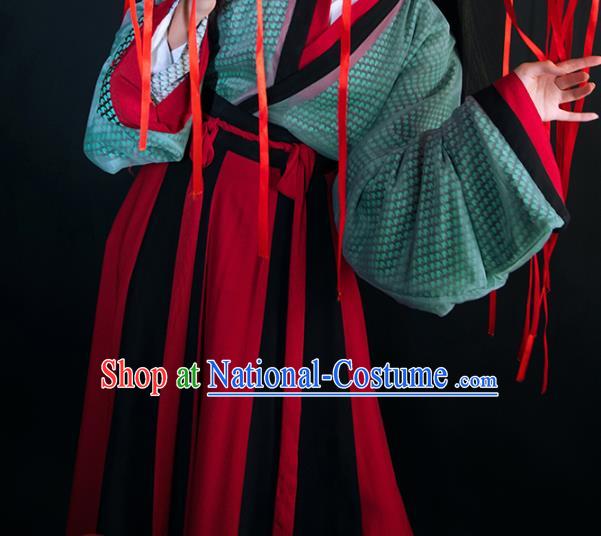 Ancient China Jin Dynasty Historical Costumes Traditional Court Lady Hanfu Dress Clothing