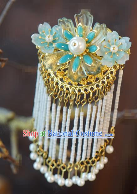 China Ancient Bride Tassel Hair Sticks Traditional Wedding Hair Accessories Hairpins Hair Combs Full Set