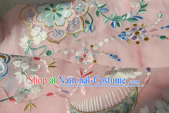 China Traditional Hanfu Clothing Ancient Court Lady Apparels Tang Dynasty Princess Embroidered Dress for Women