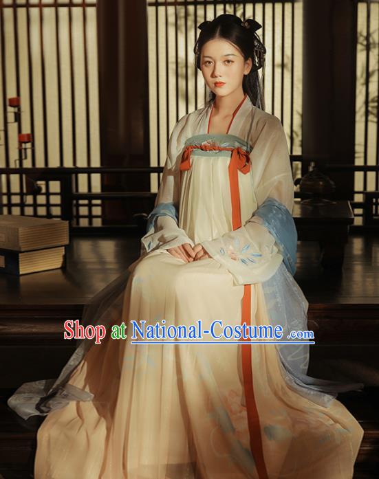 Chinese Ancient Princess Hanfu Dress Traditional Song Dynasty Nobility Lady Costumes for Women