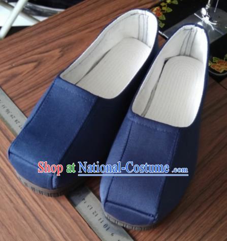 Chinese Kung Fu Shoes Navy Shoes Traditional Hanfu Shoes Opera Shoes for Men