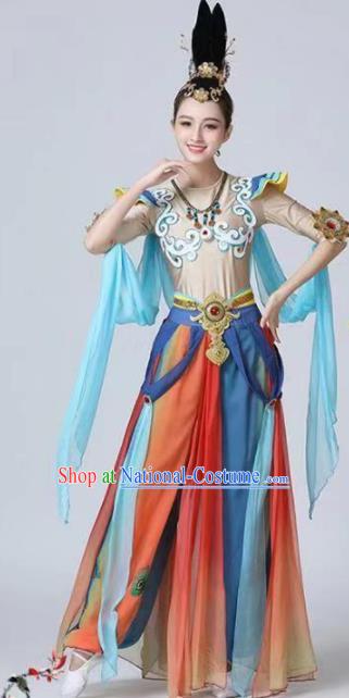 Chinese Classical Dance Dunhuang Flying Apsaras Dress Traditional Stage Show Costume for Women