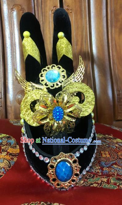 Chinese Classical Dance Flying Apsaras Hair Accessories Traditional Stage Show Headwear for Women