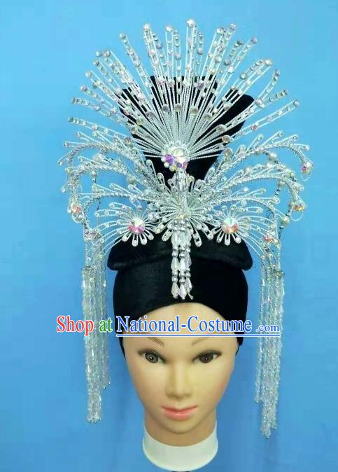 Chinese Traditional Peking Opera Princess Phoenix Hairpins Handmade Beijing Opera Diva Hair Accessories for Women