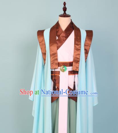 Chinese Traditional Classical Dance Clothing Confucius Dance Stage Show Costume for Men