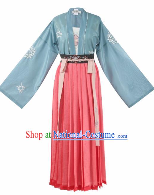 Chinese Ancient Drama Maidservant Hanfu Dress Traditional Song Dynasty Servant Girl Costumes for Women