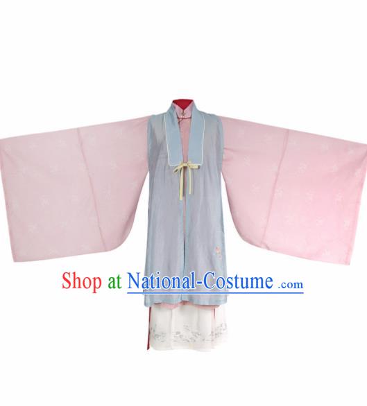 Chinese Ancient Drama Nobility Lady Hanfu Dress Traditional Ming Dynasty Rich Girl Costumes for Women