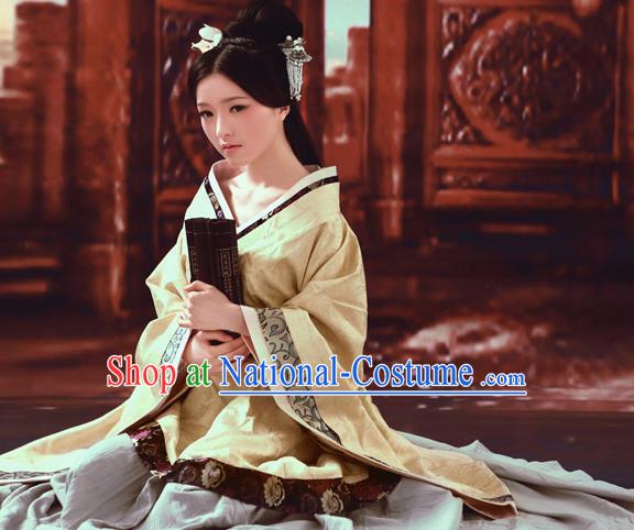 Chinese Ancient Royal Infanta Hanfu Dress Traditional Han Dynasty Imperial Consort Costumes for Women