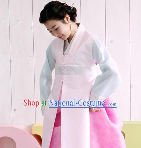 Korean Traditional Bride Mother Hanbok Garment Long Vest Asian Korea Fashion Costume for Women