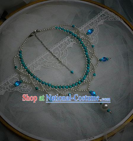 Chinese Traditional National Necklace Handmade Hanfu Necklet Accessories for Women