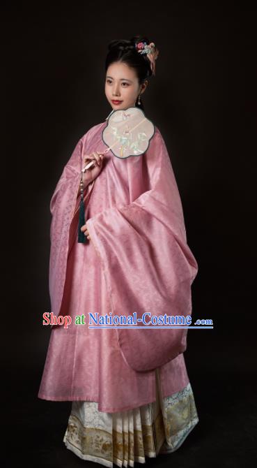 Chinese Ancient Contessa Embroidered Dress Traditional Ming Dynasty Palace Dowager Costumes for Women