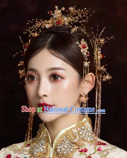 Chinese Traditional Wedding Hair Accessories Hairpins Handmade Bride Hair Comb for Women