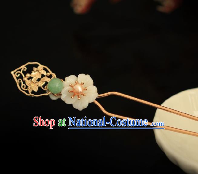 Chinese Handmade Ming Dynasty Princess Plum Blossom Hairpins Ancient Hanfu Hair Accessories for Women