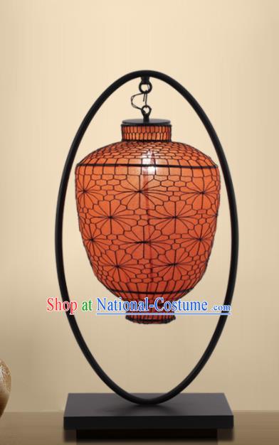 Chinese Traditional Iron Desk Lantern Handmade Lamp Palace Lanterns