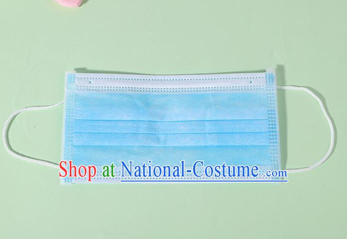 Professional Blue Disposable Protective Mask to Avoid Coronavirus Respirator Medical Masks Face Mask 20 items