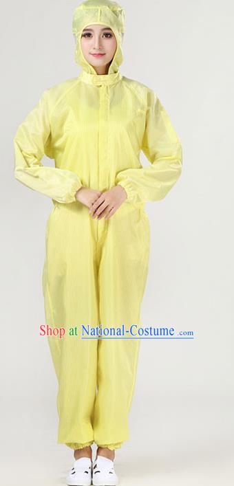 Medical Grade Yellow Disposable Isolation Clothing to Avoid Coronavirus Medical Protection Suit