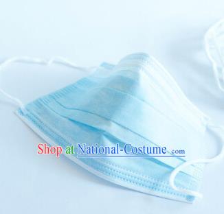 Personal to Avoid Coronavirus Blue Protective Respirator Disposable Mask Surgical Masks Medical Masks 50 items