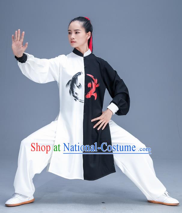 Chinese Traditional Kung Fu Training Garment Outfits Martial Arts Stage Show Costumes for Women