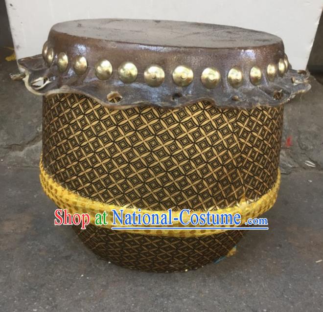 Chinese Lion Dance Cowhide Drum Traditional Lion Dance Musical lnstruments Drum