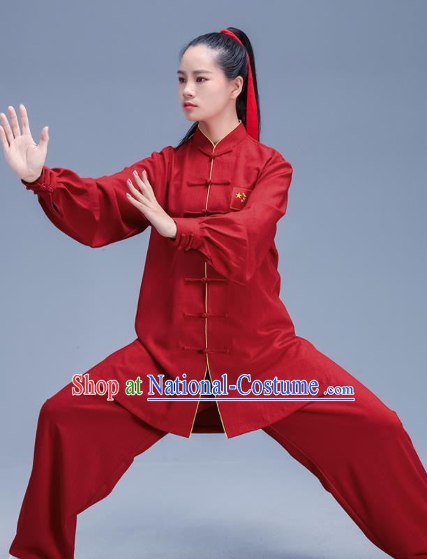 Chinese Traditional Kung Fu Stage Show Outfits Martial Arts Competition Costumes for Women