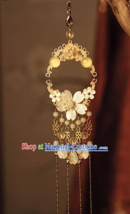 Chinese Traditional Ming Dynasty Princess Waist Accessories Ancient Court Tassel Pendant for Women