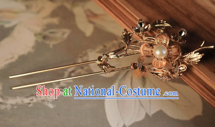 Chinese Traditional Ming Dynasty Princess Hair Accessories Ancient Court Hairpins for Women