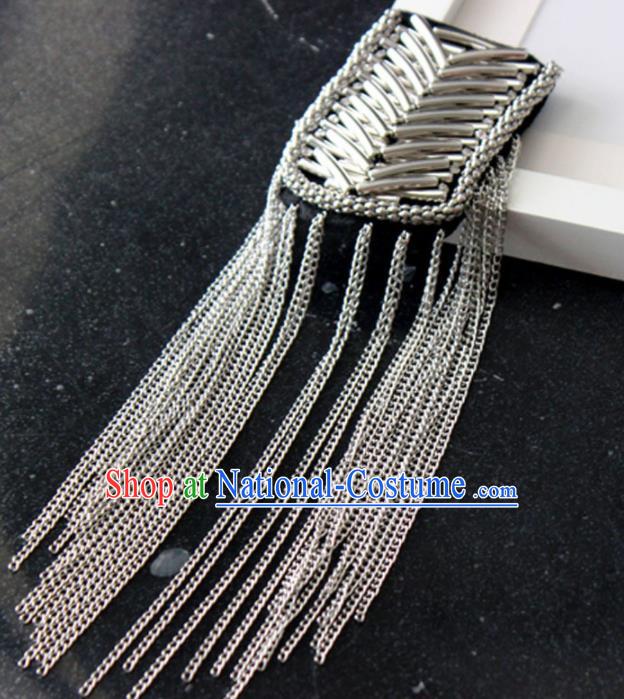 Top Cosplay Shoulder Board Compere Argent Tassel Shoulder Knot