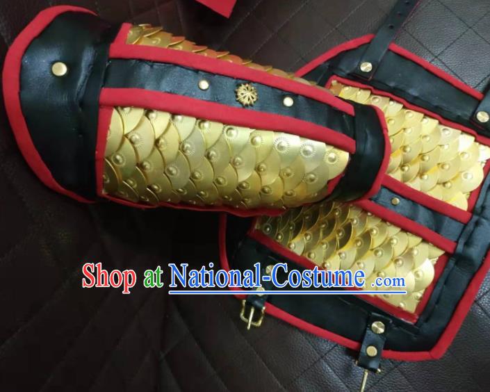 Chinese Traditional Ming Dynasty Wrist Armor Ancient Swordsman Armband for Men