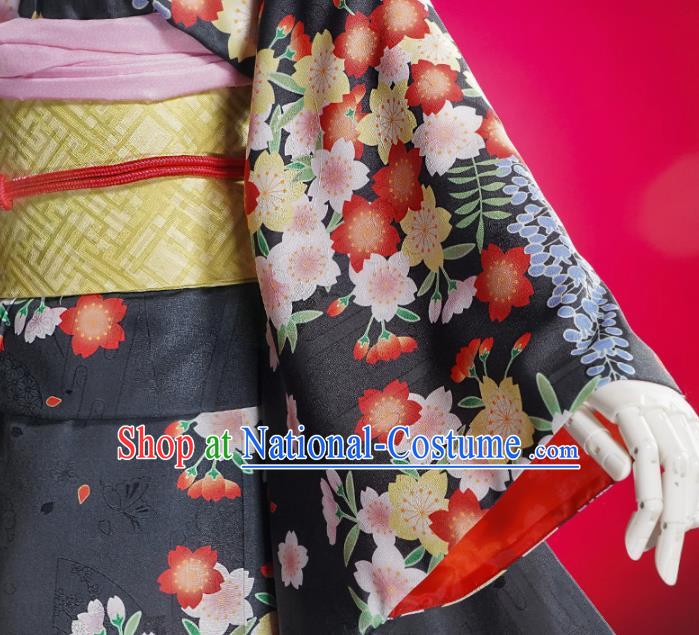 Japanese Traditional Cosplay Geisha Kimono Dress Japan Costumes for Women