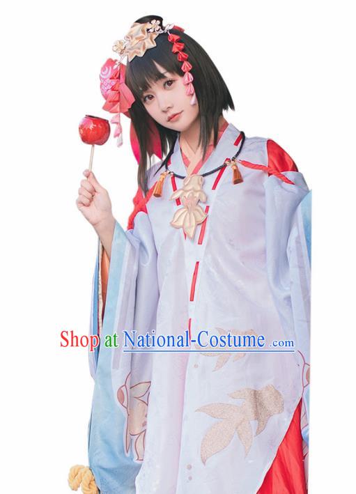 Japanese Traditional Cosplay Geisha Kimono Dress Japan Onmyoji Costumes for Women