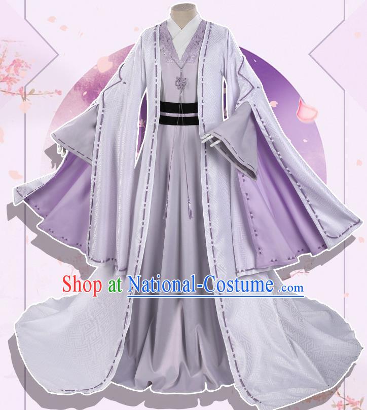 Chinese Traditional Cosplay Kawaler Clothing Ancient Prince Swordsman Costumes for Men