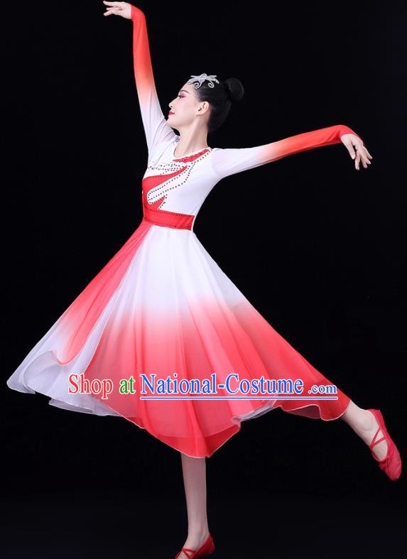 Chinese Traditiona Classical Dance Dress Opening Dance Modern Dance Costume for Women