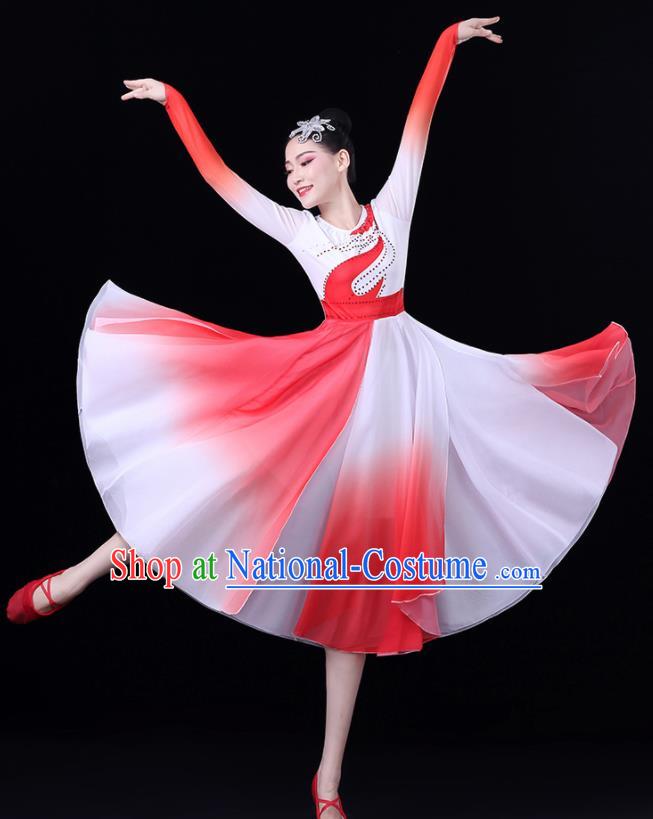 Chinese Traditiona Classical Dance Dress Opening Dance Modern Dance Costume for Women