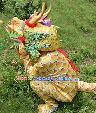 Cosplay Zodiac Dragon Traditional Chinese New Year Stage Performance Costume Complete Set