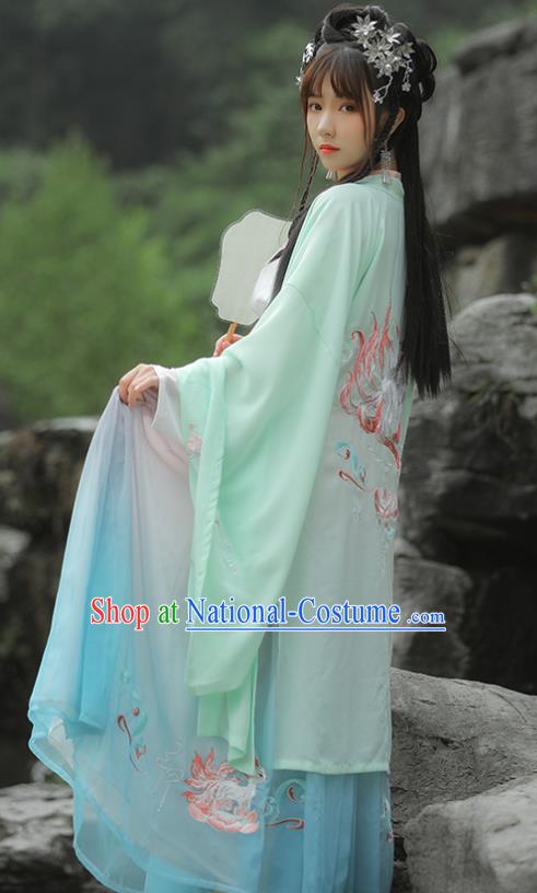 Traditional Chinese Jin Dynasty Imperial Consort Hanfu Dress Ancient Palace Princess Historical Costumes for Women