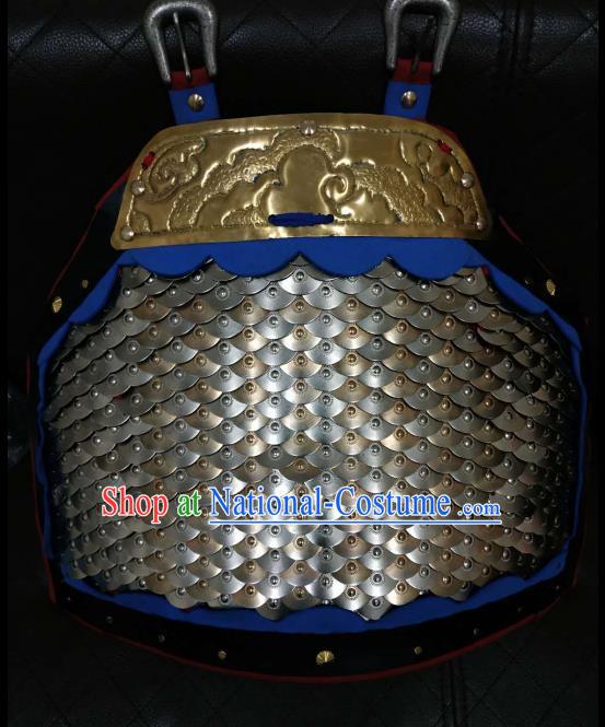 Chinese Traditional Ming Dynasty Imperial Bodyguard Vest Armor Ancient Swordsman Dragon Scales Breastplate for Men