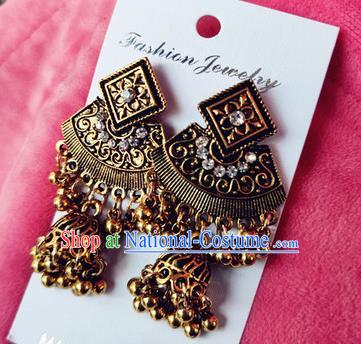 Asian India Traditional Retro Ear Jewelry Indian Handmade Earrings for Women