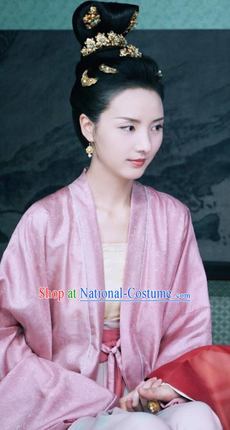 Chinese Ancient Song Dynasty Dauphine Zhang Nianzhi Drama Royal Nirvana Replica Costumes for Women