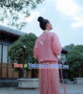 Drama Royal Nirvana Chinese Ancient Song Dynasty Nobility Lady Lu Wenxi Replica Costumes for Women