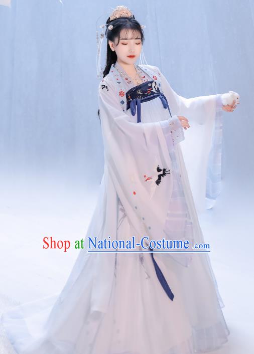 Chinese Traditional Song Dynasty Palace Infanta Hanfu Dress Ancient Court Princess Historical Costumes for Women