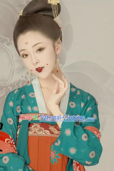 Traditional Chinese Tang Dynasty Court Maid Hanfu Dress Ancient Palace Lady Replica Costumes for Women