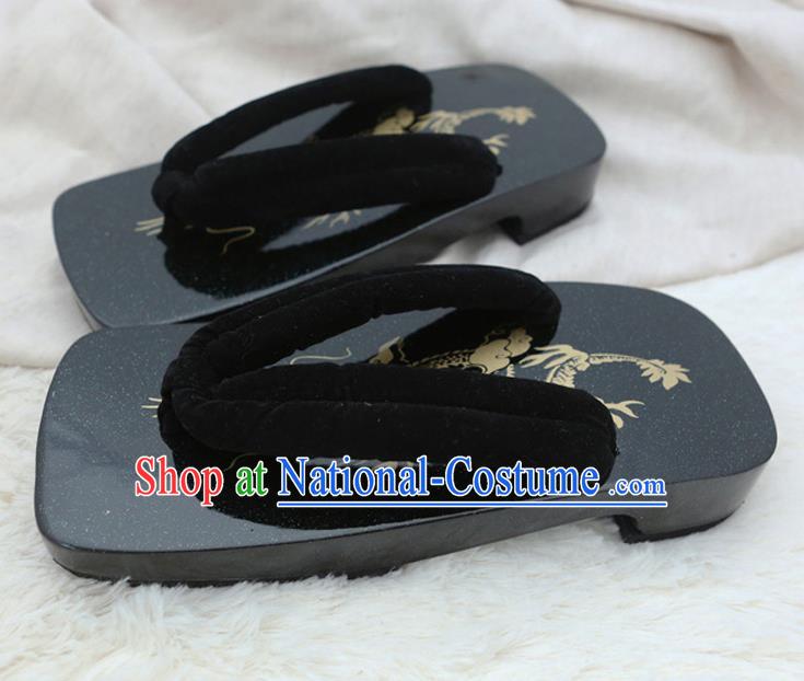 Japanese Traditional Flip Flops Slippers Clogs Asian Japan Geta Shoes for Men