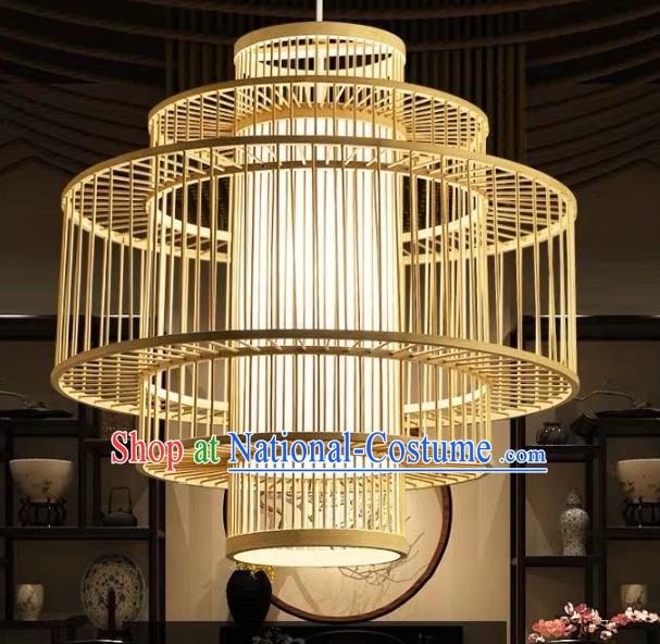 Chinese Traditional Handmade Hanging Lantern Bamboo Weaving Lanterns