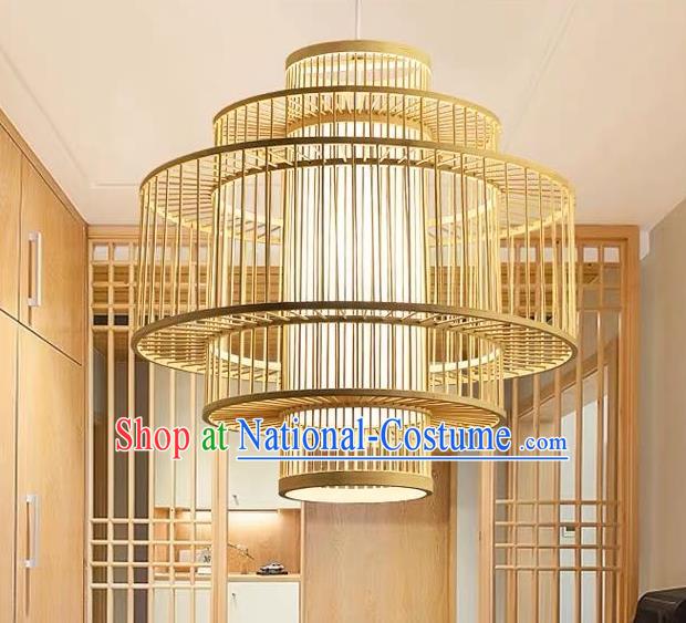 Chinese Traditional Handmade Hanging Lantern Bamboo Weaving Lanterns