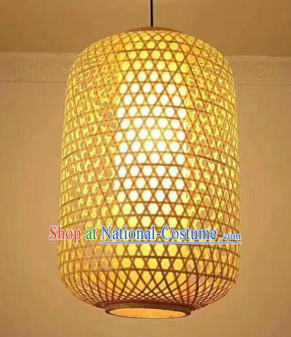 Chinese Traditional Handmade Bamboo Weaving Lanterns Hanging Lantern Lamp